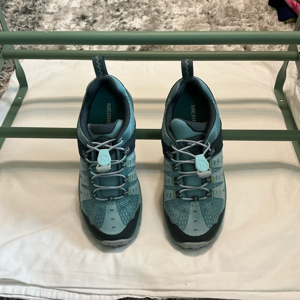 Merrell Teal and Dark Gray Athletic Shoes